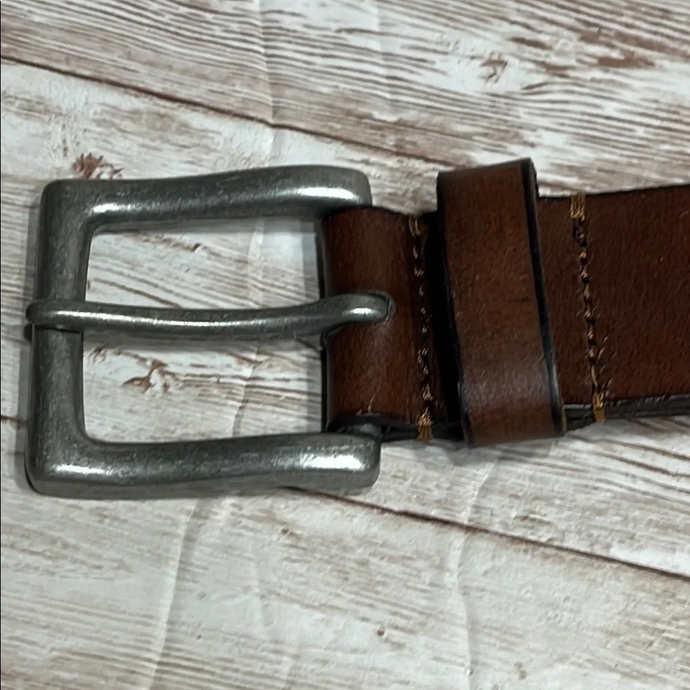 Men's Brown Leather Belt